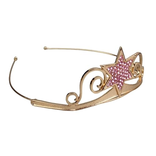 alloneslife Haarreif für Mädchen, glitzernde Kronen für Königin, Geburtstag, robuste Stirnbänder, Foto-Requisiten, elegante Kostüm-Kopfbedeckung von alloneslife