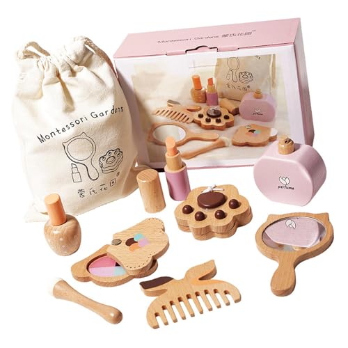 alloneslife Holz Make Up Set Tun Spielspielzeug Mit Nicht Funktionsfähigen Lippenstift Kreative Kosmetische Schönheits Kits Für Kinder Partyaktivität alloneslife Holz Make Up Set Tun Spielspielzeug Mit Nicht Funktionsfähigen Lippenstift Kreative Kosmetische Schönheits Kits Für Kinder Partyaktivität von alloneslife