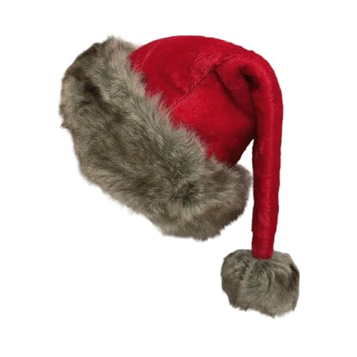 alloneslife Klassische Rote Weihnachtsmann Für Erwachsene Weiche Feiertagsfeier Party Kostüm Accessoire Weihnachten Für Festival Holiday Santa von alloneslife