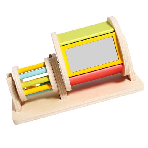 alloneslife Kleinkind Bildung Rolling Drum Toy: Farberkennungsklang Exploration & Reise Fertiges Sensorisches Trainingspädagogikspielzeug von alloneslife