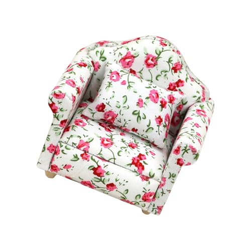 alloneslife Ländliche Puppenhausmöbel Einzelner Sofa Sessel Mit Holzrahmen Polster Sicher Für Kinder Kreative Aktivität Puppenhaus Sessel alloneslife Ländliche Puppenhausmöbel Einzelner Sofa Sessel Mit Holzrahmen Polster Sicher Für Kinder Kreative Aktivität Puppenhaus Sessel von alloneslife