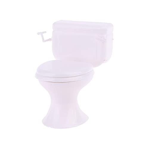 alloneslife Miniaturmöbel Vintage Badezimmer Modell Weiße Toilette Baby So Tun alloneslife Miniaturmöbel Vintage Badezimmer Modell Weiße Toilette Baby So Tun von alloneslife