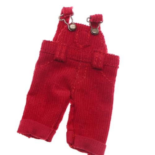 alloneslife Miniaturpuppen Display Kleidung Dolls Jumpsuit Dehnbarer Stoff Easy Spker Outfit Für Kreative Dekorationsjeans von alloneslife