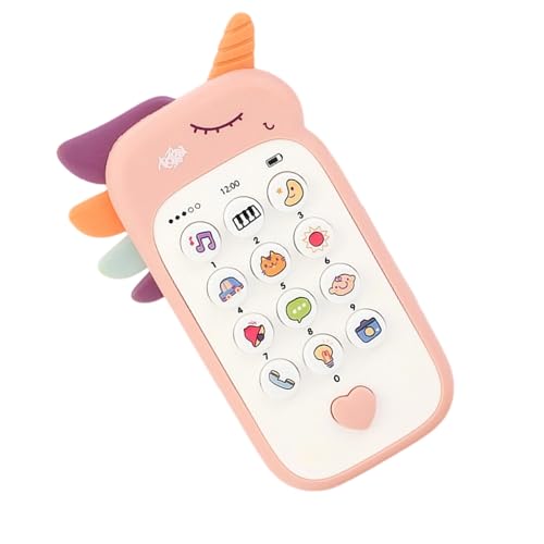 alloneslife Mobiltelefon Spielzeug Puzzle Sound Baby Leuchte Hand Augen Koordination Greifen Sie Baby Kaubar von alloneslife