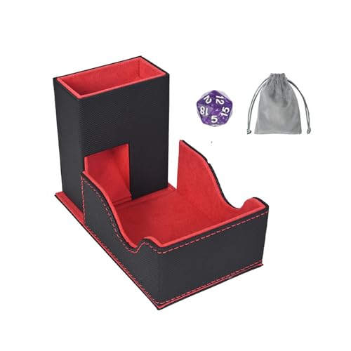 alloneslife Portable Dices Roller Tower Mit Flanellspeichertasche Für Tabletop RPG & Travel Gaming Travel Friendly Dices Tably von alloneslife