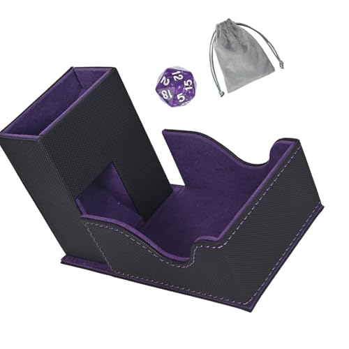 alloneslife Portable Dices Roller Tower Mit Flanellspeichertasche Für Tabletop RPG & Travel Gaming Travel Friendly Dices Tably von alloneslife