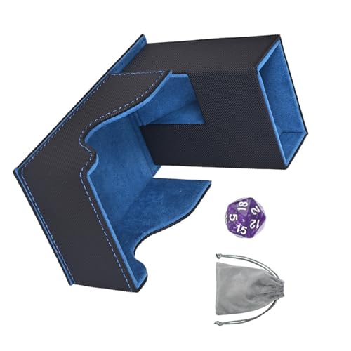 alloneslife Portable Dices Roller Tower Mit Flanellspeichertasche Für Tabletop RPG & Travel Gaming Travel Friendly Dices Tably von alloneslife