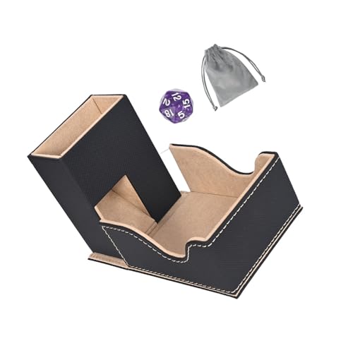 alloneslife Portable Dices Roller Tower Mit Flanellspeichertasche Für Tabletop RPG & Travel Gaming Travel Friendly Dices Tably von alloneslife