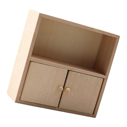 alloneslife Realistisches Holzregal Realistisch Vorgetäuscht Play Display Schrank Modell Spielzeug Vintage Display 1:12 Puppenhaus alloneslife Realistisches Holzregal Realistisch Vorgetäuscht Play Display Schrank Modell Spielzeug Vintage Display 1:12 Puppenhaus von alloneslife