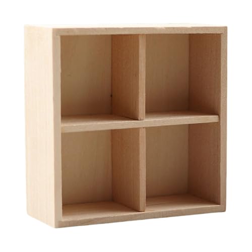 alloneslife Realistisches Holzregal Realistisch Vorgetäuscht Play Display Schrank Modell Spielzeug Vintage Display 1:12 Puppenhaus alloneslife Realistisches Holzregal Realistisch Vorgetäuscht Play Display Schrank Modell Spielzeug Vintage Display 1:12 Puppenhaus von alloneslife