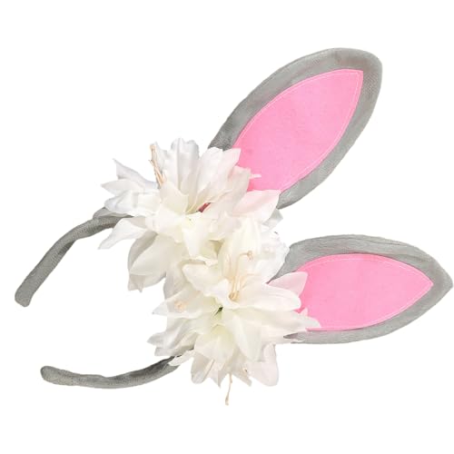alloneslife Rollenspiel Häschen Mädchen Stirnband mit Blumen-Designs Anime Stirnband Ostern Cosplay Kopfschmuck Festival Dressingup Zubehör alloneslife Rollenspiel Häschen Mädchen Stirnband mit Blumen-Designs Anime Stirnband Ostern Cosplay Kopfschmuck Festival Dressingup Zubehör von alloneslife