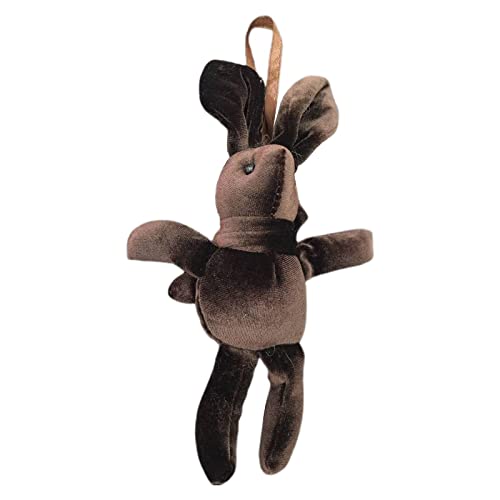 alloneslife Samtkaninchenform Plüschpuppe Paar Präsentiert Ornament Luck Doll Design Rucksack Dekorative Verzierung alloneslife Samtkaninchenform Plüschpuppe Paar Präsentiert Ornament Luck Doll Design Rucksack Dekorative Verzierung von alloneslife