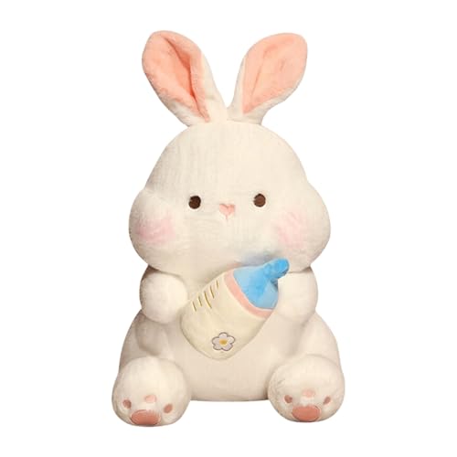 alloneslife Schöne Kaninchen Gefüllte Tiere Süße Beruhigende Weich Bequeme Kaninchen Früh Bildung Kleinkind Spielzeug Weichgefülltes Für Kinder von alloneslife