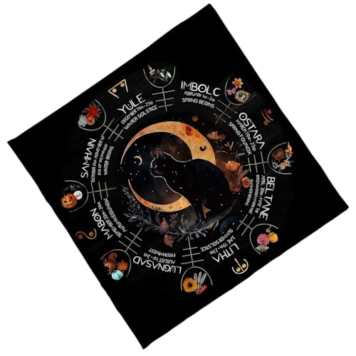 alloneslife Stickte Samt Wahrsagertuch Luxuriöser Weicher Tarot Tuchfalten Widerstandsfähig Für Mystische Lesungen Weiche Samtmatten Wahrsager alloneslife Stickte Samt Wahrsagertuch Luxuriöser Weicher Tarot Tuchfalten Widerstandsfähig Für Mystische Lesungen Weiche Samtmatten Wahrsager von alloneslife