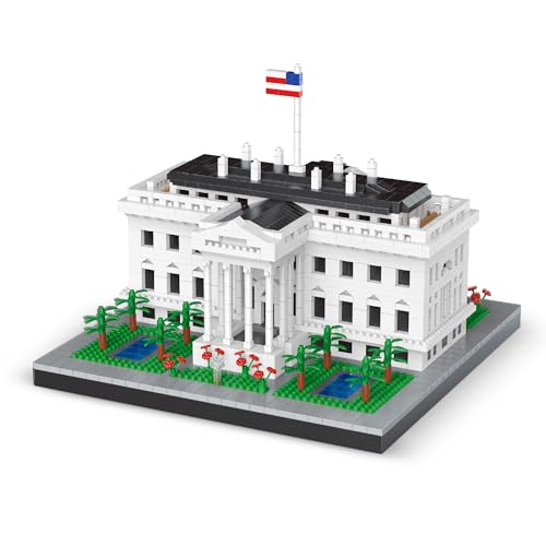 Micro Mini Bausteine aus dem Weißen Haus für Erwachsene und Jugendliche, 3D-Puzzle-Set, 2300 Teile, architektonische Nachbildung, Sammlerstück und Geschenk zum Stressabbau Micro Mini Bausteine aus dem Weißen Haus für Erwachsene und Jugendliche, 3D-Puzzle-Set, 2300 Teile, architektonische Nachbildung, Sammlerstück und Geschenk zum Stressabbau von alltogetho