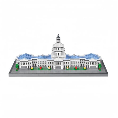 alltogetho Capitol City Construction Micro Building Blocks: US Mini Architecture - Assemble The Landmarks of America, Masterpiece Adult Toy Bricks alltogetho Capitol City Construction Micro Building Blocks: US Mini Architecture - Assemble The Landmarks of America, Masterpiece Adult Toy Bricks von alltogetho