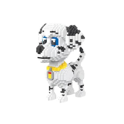 alltogetho Dalmatiner Pet Model Micro Mini Baustein Spielzeug - Ideales Festival Geschenk, Dekoartikel & Lernspielzeug - Entzückendes und humorvolles Design für Heimdekoration von alltogetho