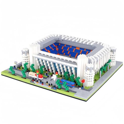 alltogetho Madrid-Stil Fußballstadion-Modell – Mikro-Mini-Diamant-Steinbaukasten für Erwachsene, Fußballfeld-Ziegelbausatz-Puzzle-Spielzeug alltogetho Madrid-Stil Fußballstadion-Modell – Mikro-Mini-Diamant-Steinbaukasten für Erwachsene, Fußballfeld-Ziegelbausatz-Puzzle-Spielzeug von alltogetho