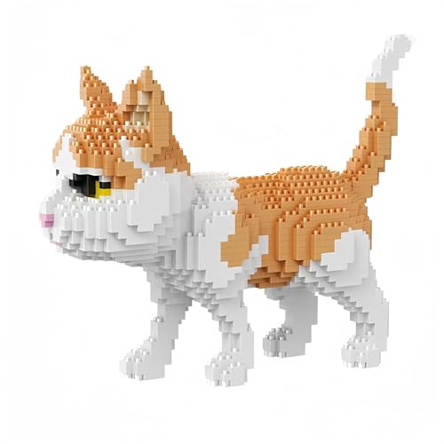 alltogetho Mini-Katzen-Bausteine-Set, gelbe Katzen-Mikrosteine, 1400 Stück, für Erwachsene, Sammelspielzeug für Katzenliebhaber, die Eleganz des Lebens, Geschenk, Dekoration, Wahl alltogetho Mini-Katzen-Bausteine-Set, gelbe Katzen-Mikrosteine, 1400 Stück, für Erwachsene, Sammelspielzeug für Katzenliebhaber, die Eleganz des Lebens, Geschenk, Dekoration, Wahl von alltogetho