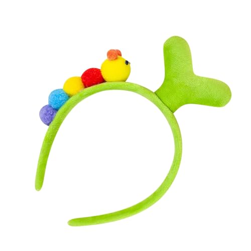 amangul Haarreif mit Cartoon-Blättern, weicher Stoff, Tieraufführungen, Zubehör, Haarschmuck für Kinder und Erwachsene, Kostümpartys, Foto-Requisiten (wie abgebildet) von amangul