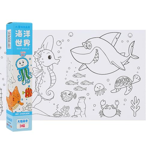 amangul Kreative Malpapierrolle für Kinder, Themenmalerei, Kinder, Mädchen, Jungen, Papier, Kinder von amangul
