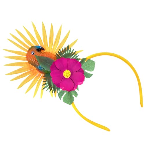 amangul Papageien Blume Haarreifen Leuchtende Stirnbänder Batterie austauschbares Haarteil für Festivals und Partys amangul Papageien Blume Haarreifen Leuchtende Stirnbänder Batterie austauschbares Haarteil für Festivals und Partys von amangul