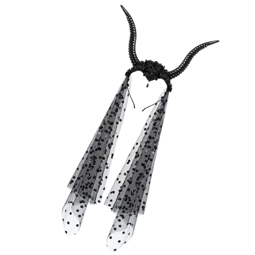 amangul Punk Ziegenhorn Haarband Halloween Haarreif für Maskeraden Party Frauen Mottoparty Dressingup Stirnband Kostüm Requisiten amangul Punk Ziegenhorn Haarband Halloween Haarreif für Maskeraden Party Frauen Mottoparty Dressingup Stirnband Kostüm Requisiten von amangul