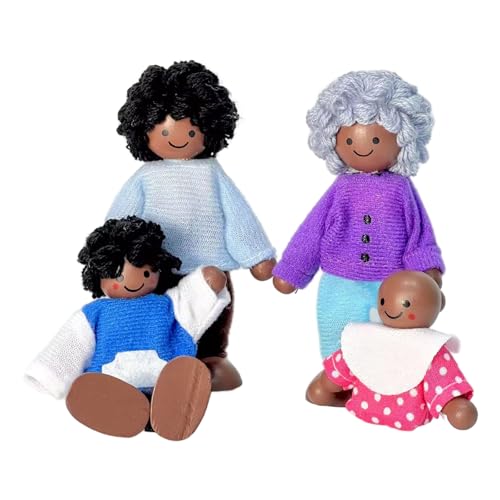 amangul Sichere Artikulierte Puppenhäuser Familienfiguren Familienpuppen Perfekt Für Spielen Von 3+ Artikulierten Holzpuppen Für Kinder amangul Sichere Artikulierte Puppenhäuser Familienfiguren Familienpuppen Perfekt Für Spielen Von 3+ Artikulierten Holzpuppen Für Kinder von amangul