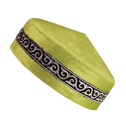 amangul Traditionelle Blaue Schädelkappen Weiche Polyester Religiöse Zeremonie Kulturelle Gestickte Kopfbedeckung Kostüm Traditionelle Gestickte Hüte amangul Traditionelle Blaue Schädelkappen Weiche Polyester Religiöse Zeremonie Kulturelle Gestickte Kopfbedeckung Kostüm Traditionelle Gestickte Hüte von amangul