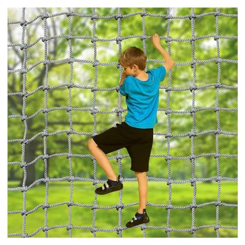 Kletternetz Für Kinder Und Erwachsene, Krabbelnetz Fallen Schutz Netz Für Outdoor Sport Innendekoration (Color : 6mm-8cm, Size : 1X10m/3.3X32.81ft) von amhea