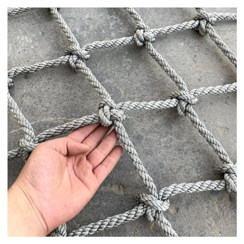 Outdoor Kletternetz Heavy Duty Anti-Fall Net Spielplatz Schaukel WebseilKletterseil Leiternetz für Kinder Erwachsene (Color : 8mm*10cm, Size : 1X4m/3.3X13.12ft) von amhea