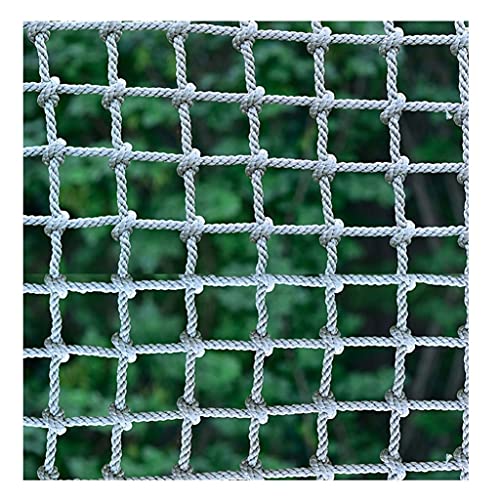 Outdoor Kletternetz Heavy Duty Anti-Fall Net Spielplatz Schaukel WebseilKletterseil Leiternetz für Kinder Erwachsene (Color : 8mm*10cm, Size : 1X5m/3.3X16.4ft) von amhea