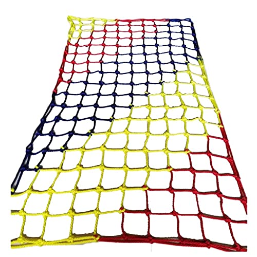 amhea Kletternetz Treppen Balkon Schutzseil Netz, Sicherheitsnetz Kinder, Draussen Dekor Netz Schutz Zaun Kletternetz Outdoor-Kletternetz Fitness Net (Color : 10X10cm, Size : 1X2m/3.3X6.6ft) von amhea