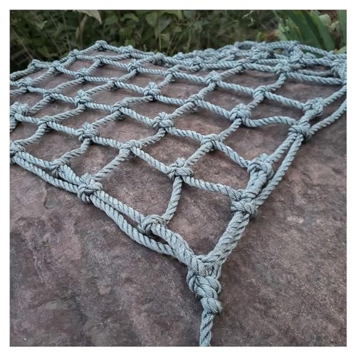 amhea Sicherheitsnetz für Kinder, Mehrzweckkinderschutznetz Balkontreppe Auffangnetz Schutznetz Kindergartendekorationsnetz (Color : 6mm-10, Size : 1X1m/3.3X3.3ft) von amhea