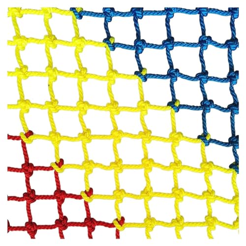 amhea Sicherheitsnetz für Kinder, Mehrzweckkinderschutznetz Balkontreppe Auffangnetz Schutznetz Kindergartendekorationsnetz (Color : 6mm-6cm, Size : 2X6m/6.6X19.69ft) von amhea