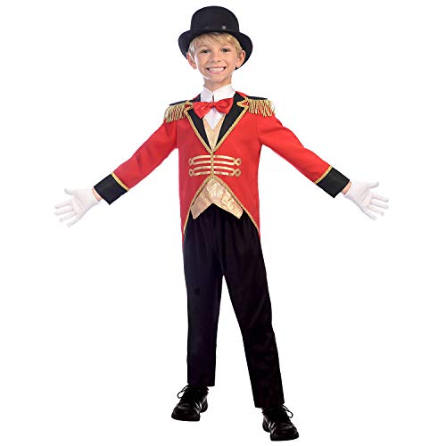 (ETX12) (Hat) (9907142) Child Boys Ring Master Costume (8-10yr) von amscan