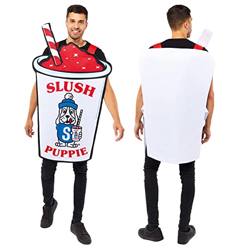 (Fix 12/25) (9913351) Adult Retro White Slush Puppie Costume Tabard (Standard) von amscan