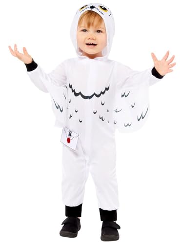 (Fix 12/25) (9914628) Child Hedwig Owl Onesie Costume (18-24m) - HarryPotter von amscan