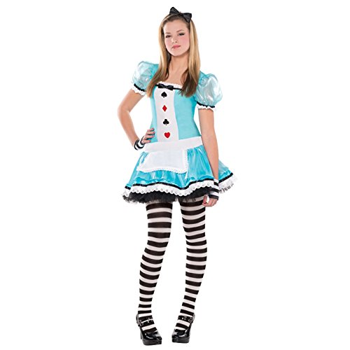 (PKT) (841967-55) Child Girls Clever Alice Costume (10-12yr) von amscan