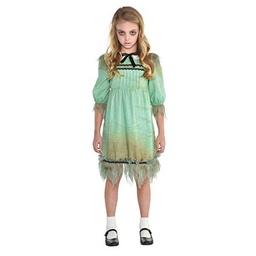 (PKT) (9904702) Childs Dreadful Darling/Creepy Girl Costume Dress (8-10yr) von amscan