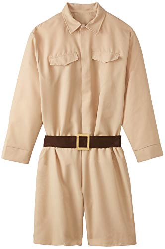 (PKT) (9905155) Adult Mens Safari Man Costume (Standard) von amscan