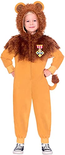 Amscan - Kinderkostüm Löwe aus Der Zauberer von Oz, Fleece-Overall mit Kapuze, Motto-Party, Karneval von amscan