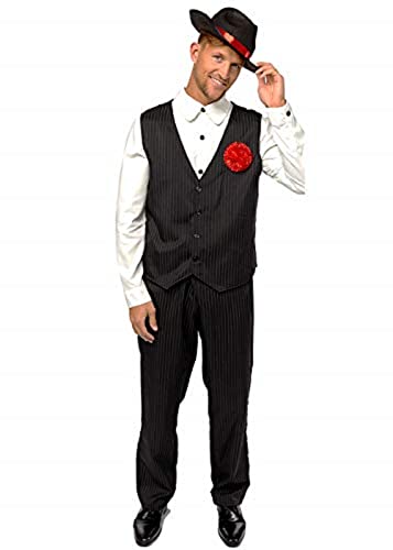 (PKT) (9907058) Adult Mens Gangster Man Costume (Large) von amscan