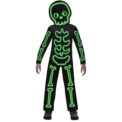 (PKT) (9907098) Child Glow in the Dark Stick Skeleton Costume (4-6yr) von amscan