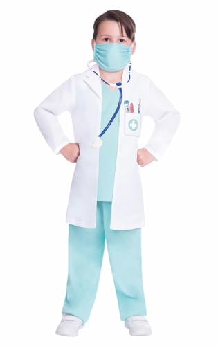 amscan 9907238 Uni-Kinder-Kostüm, Arzt, Uniform, Alter: 3–4 Jahre von amscan
