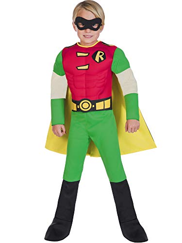 (PKT) (9908376) Child Boys Robin Muscle Chest Costume (6-8yr) von amscan