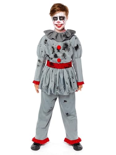 (PKT) (9908547) Child Boys Bad Clown Costume (6-8yr) von amscan