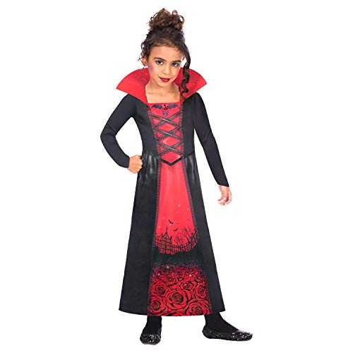 (PKT) (9908593) Child Girls Rose Vampiress - Recycled Costume (4-6yr) von amscan