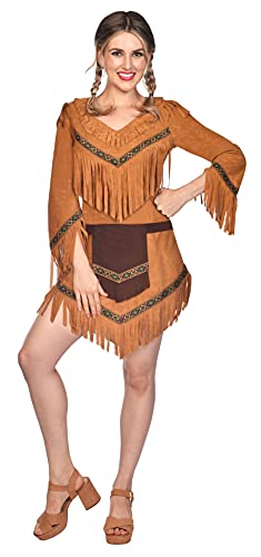 (PKT) (9910918) Adult Ladies Native American Princess Costume (UK 14-16) von amscan
