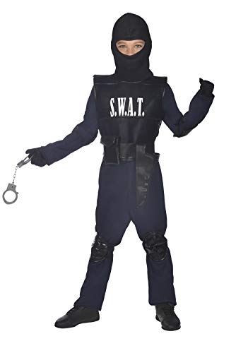 (PKT) (9911274) Child Child SWAT Agent Costume (4-6yr) von amscan